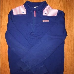 Vineyard Vines Girls Quarter Zip Pullover